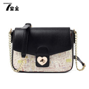 Princess vintage print handbags-fall 2015 new color Crossbody women confirm the packages simple and fashionable shoulder bag