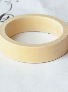 直边实木diy彩绘天然木手镯