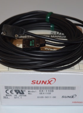 超薄型EX-11EB/11EA/11B/11A（D/P）正面侧面对射光电开关传感器