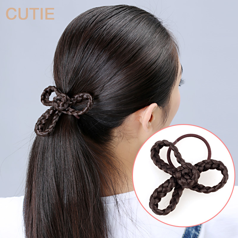 娇滴滴假发头绳日韩版扎头发可爱