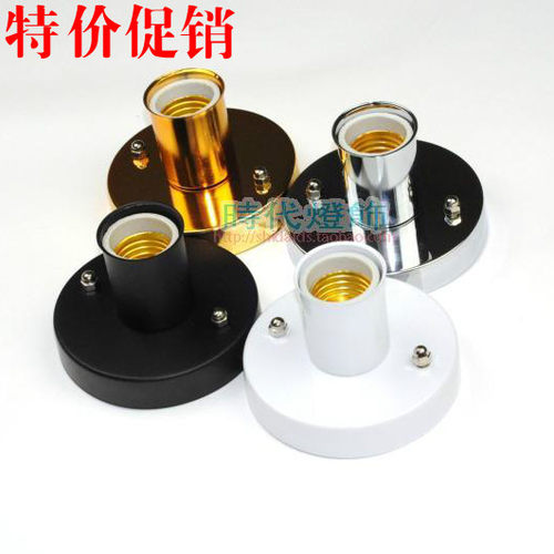 吸顶灯壁灯过道玄关吧E14E27陶瓷耐高温螺口灯头灯座灯具配件DIY