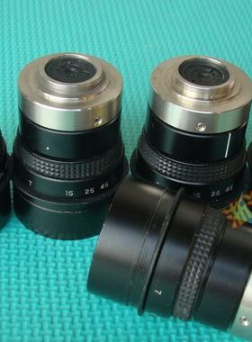 浙江龙泽电子7-45 工业摄像镜头 960208镜片完好