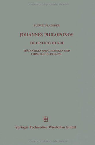 【预售】Johannes Philoponos: de Opificio Mundi
