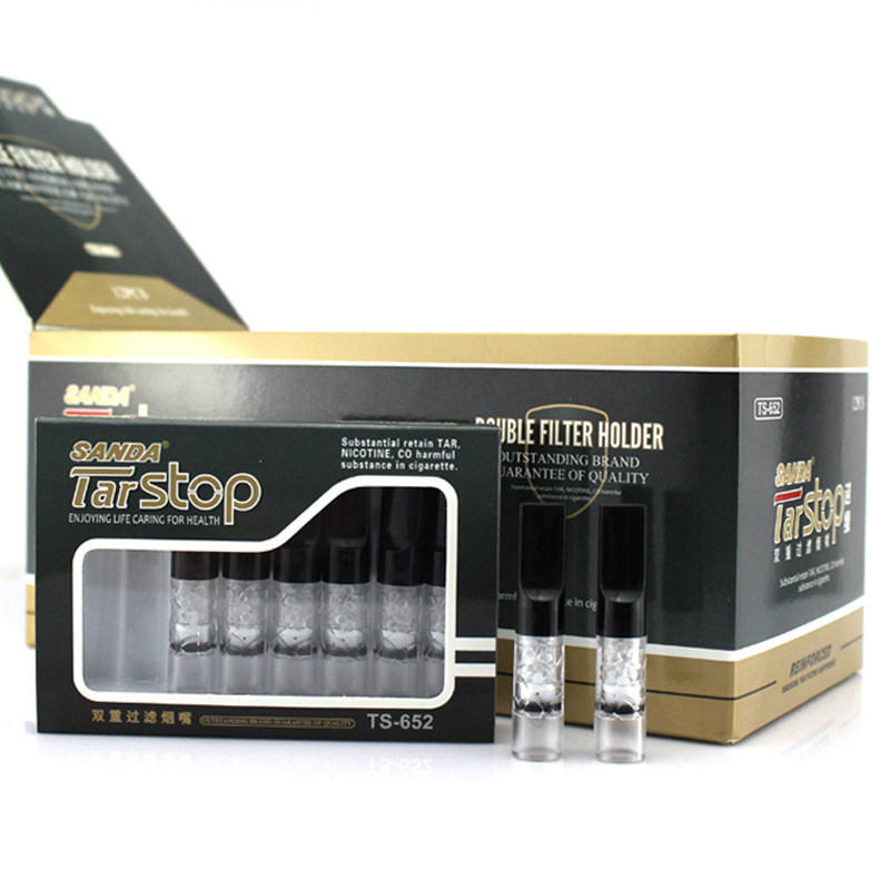 三达SANDA烟嘴 一次性双重过滤抛弃型正品过滤嘴 8支装*12盒包邮