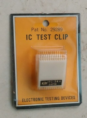 进口镀金IC烧录夹芯片测试夹TEST CLIP ITC-22A 24A 28APIN脚