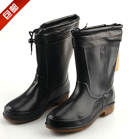 Chaussures - bottes caoutchouc homme pour hiver - semelle tendon - Ref 974114 Image 1