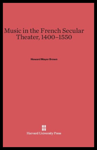 【预售】Music in the French Secular Theater, 1