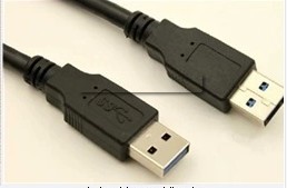 USB线 A-A公对公数据线 1.5米USB数据线 51单片机开发板USB下载线