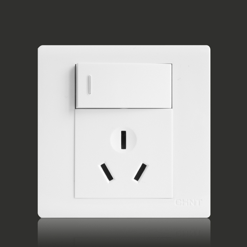 正泰86型大功率开关插座