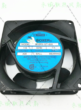 原装 IMC MINI BOXER 3610PS-12T-B20 AC115V 7/6W 9225 散热风扇