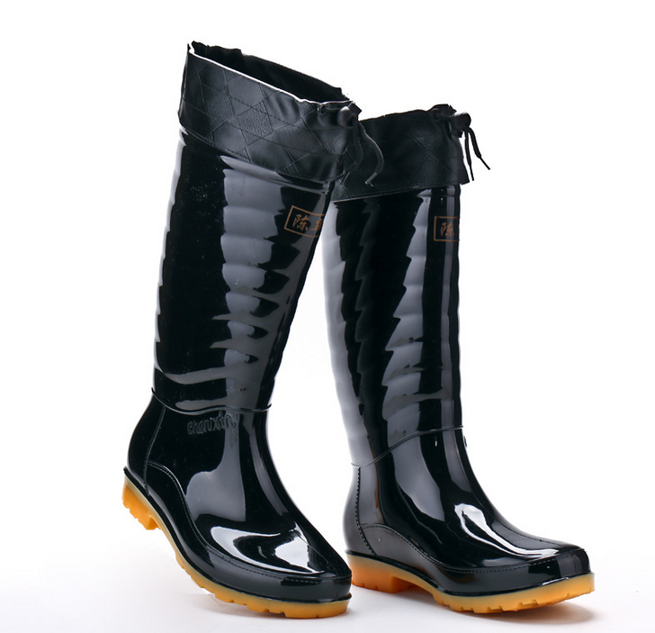 Chaussures - bottes caoutchouc homme pour hiver - semelle tendon - Ref 972472 Image 1