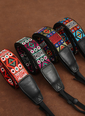 cam-in 绣花系列专业相机背带 通用接口 CS138