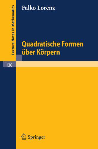 【预订】Quadratische Formen Uber Korpern