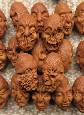 橄榄手串男文玩胡十八罗汉