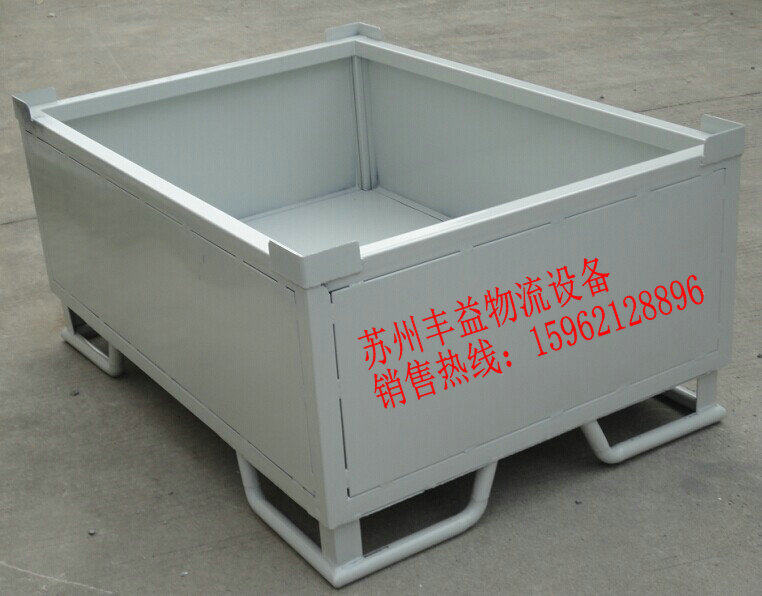 重型周转箱 钢制料箱 废料箱铁屑铁板箱 可堆垛产品运输周转箱