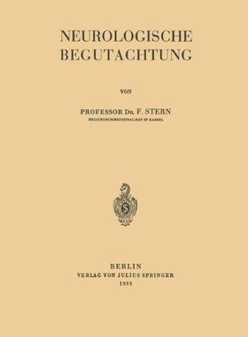 【预订】Neurologische Begutachtung