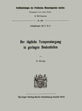 【预订】Der Tagliche Temperaturgang in Gerin...