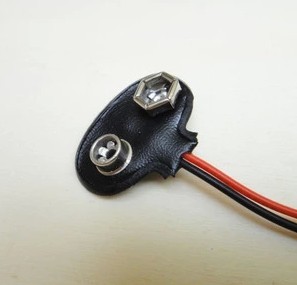 9V电池专用扣 T字型 电池扣子T型 线长15CM 9伏电池扣子