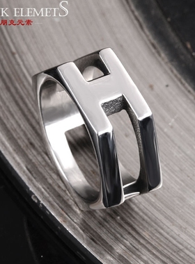 韩版朋克风学生男士戒指