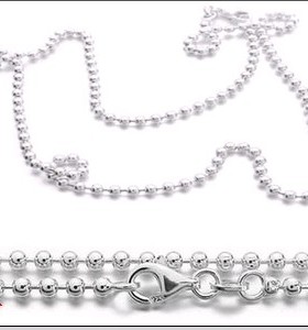 加长项链时尚风银饰品