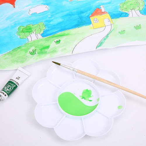 晨光文具 调色盘 8格梅花颜料调色碟 颜料盒 APE97708