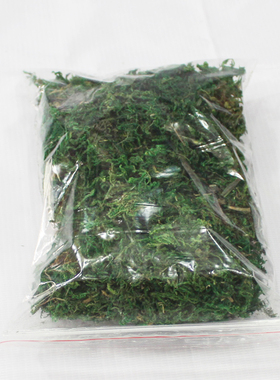 插花辅料花盆遮盖泥土袜丝网花材料手工遮挡花泥绿色小包青苔