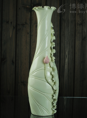 大花瓶陶瓷商务软装饰桌面摆件