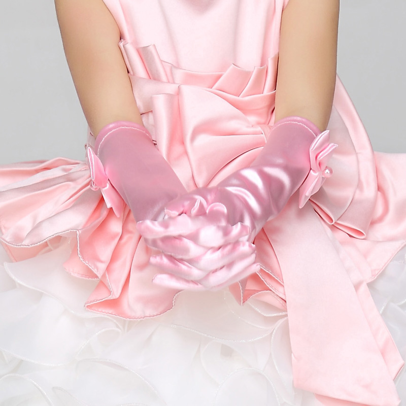 Gants pour fille en satin - Ref 2150236 Image 1