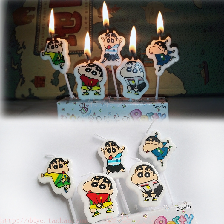 卡通男孩生日蜡烛儿童蛋糕装饰