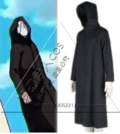 cosplay服装火影忍者-暗部披风2代-黑色 cosplay男装