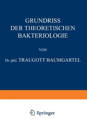 【预订】Grundriss Der Theoretischen Bakteriologie