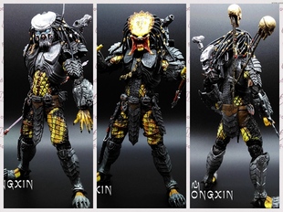 铁血战士异形狗AVP元祖长老独狼 可动人偶电影摆件手办模型玩具