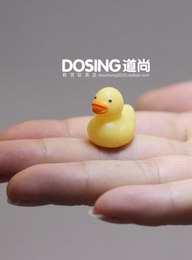 迷你版冰箱贴香港小黄鸭模型公仔