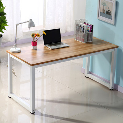 电脑桌书桌简约现代钢木桌