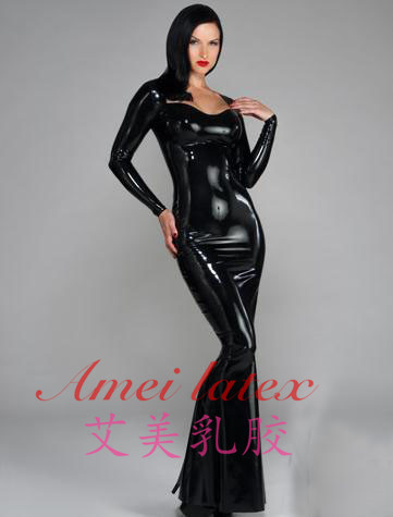 乳胶裙子 超长乳胶紧身长裙晚礼服乳胶裙子 高端定做