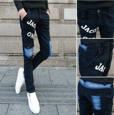 Jeans pour adolescent pieds Slim pour automne - Ref 1461518 Image 1