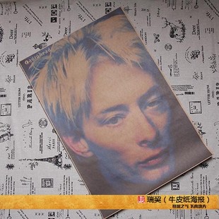 电台司令海报Radiohead Thom Yorke英伦摇滚装饰画宿舍酒吧定制画