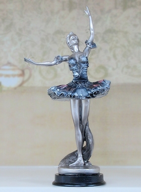 欧式风创意跳舞蹈客厅树脂工艺品