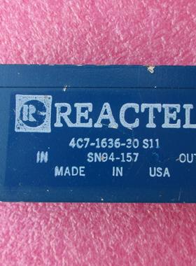 美国REACTEL 4C7-1636-30-S11 1636MHz SMA母 RF 同轴带通滤波器