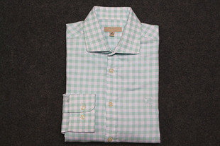 英伦SLIMFIT 修身款高档磨毛纯棉厚棉质感面料长袖衬衫男衬衣