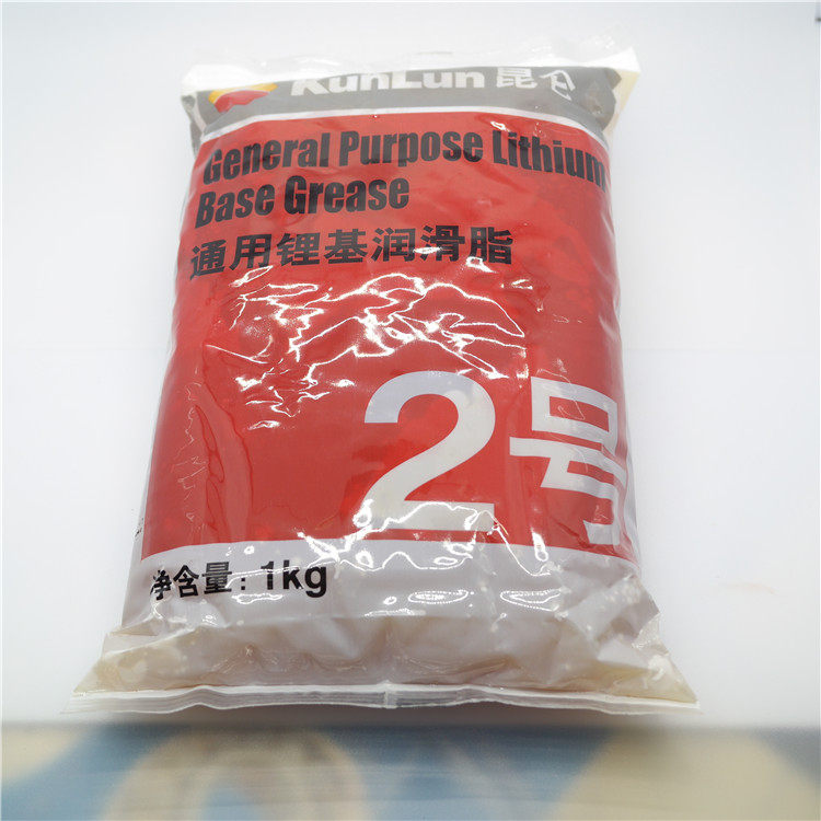 昆仑2号锂基黄油2#通用锂基润滑脂1kg 轴承机械润滑牛油-20-120度