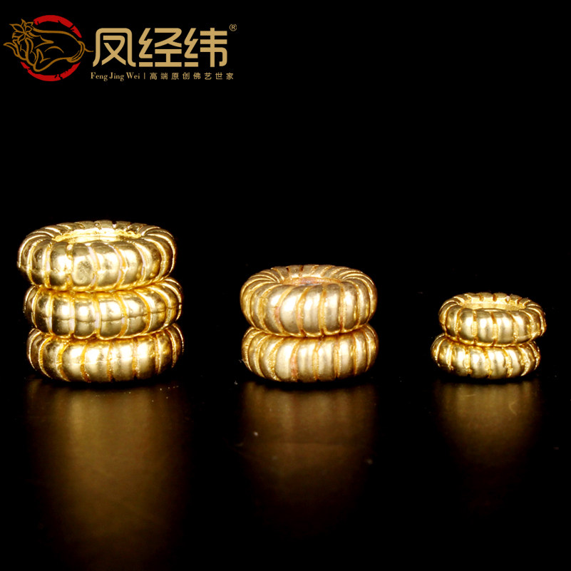 藏式黄铜绞丝纹螺纹垫片隔片散珠 佛珠念珠金刚菩提diy配饰