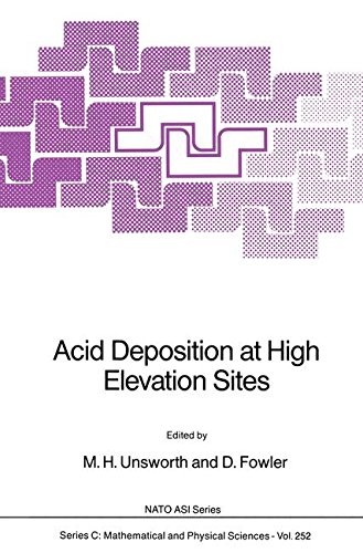 【预订】Acid Deposition at High Elevation Sites