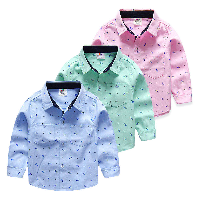 Chemise garcon à manche longue - Ref 2081920 Image 1