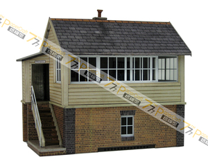 [777纸模型]10 信号塔 OO HO N比例1:76 87 150火车建筑场景