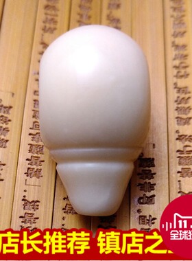 老李手工 象牙果三通佛头 藏式一体佛头配饰天然原果手工打磨保真