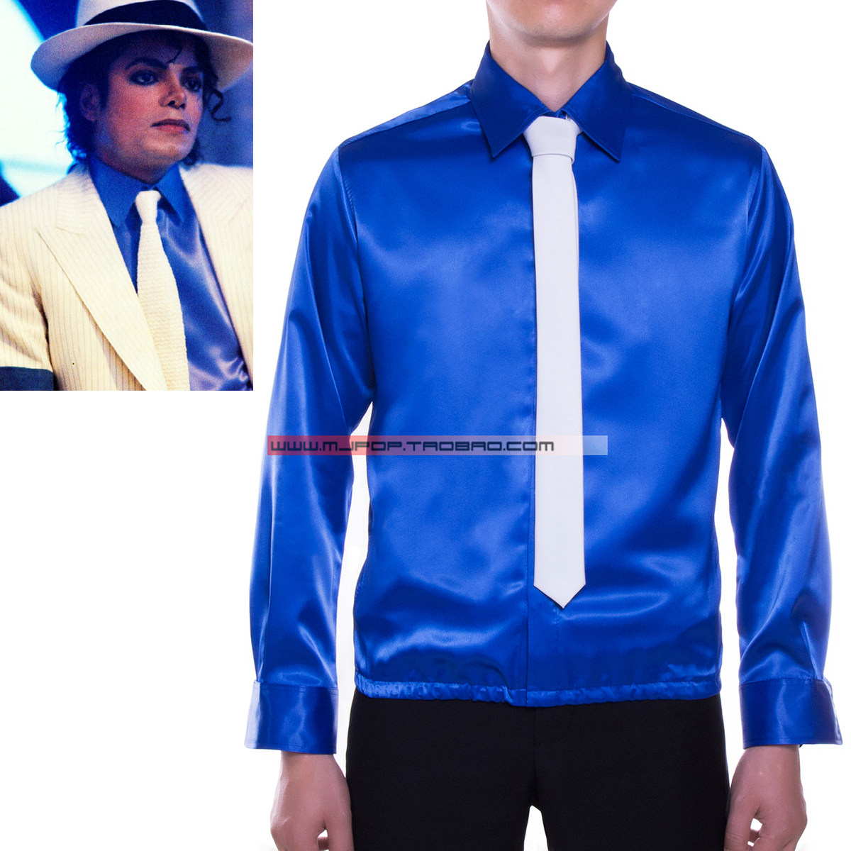 杰克逊演出服smooth criminal衬衣犯罪高手衬衣狡猾的罪犯衬衫