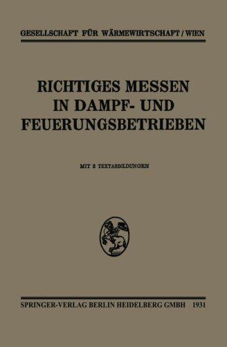 【预订】Richtiges Messen in Dampf- Und Feuer...