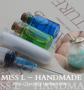 【Miss L】CY05 果冻粉+针筒+蓝色绿色液体 可DIY海洋森林场景