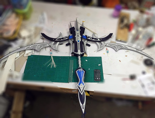 剑网三3弩箭 基三COS 唐门cos千机匣COS道具弩 高级定制 舞台道具